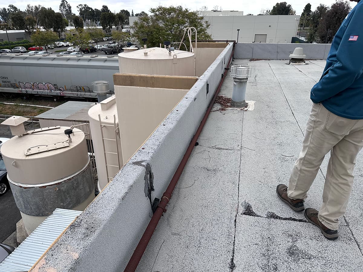 Roof Bracket System – Repair & Restoration — Before